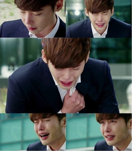 Pinocchio lee jong suk bawls in memory of late father
